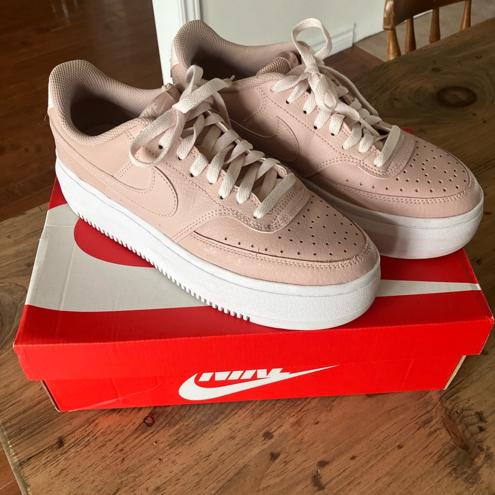 Pink Nike Court Vision